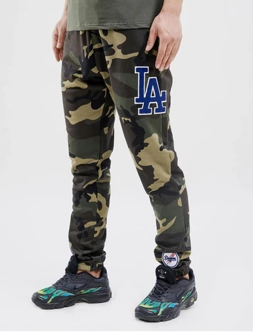 Pro Standard Los Angeles Dodgers Camo Sweatpants Mens Sz XL NEW MLB MSRP $100 Cover