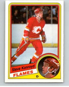1984-85 O-Pee-Chee #226 Steve Konroyd  Calgary Flames V64339