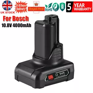 Batería profesional Bosch 10.8V 12V 4000mAh 1600Z0002Y 1607A3506F BAT411 BAT420 - Imagen 1 de 12