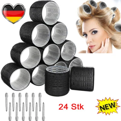 Lockenwickler,HAFTWICKLER 24tlg SET WICKLER Friseurbedarf Ø48mm LOCKEN Haar - Bild 1 von 4