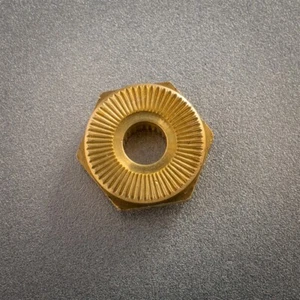 Cox .049 Pusher Babe Bee Model Engine Propeller Drive Plate 049 - Hex Brass - Picture 1 of 2