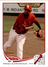 2016 Palm Beach Cardinals Grandstand #6 Pedro Echemendia Cuba Baseball Card