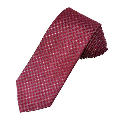 Van Heusen Studio Silk Blend Necktie Men Shimmer Metallic Foulard Square Holiday - Изображение 1 из 4