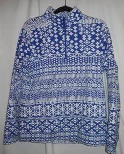 VINEYARD VINES AZUL REAL PATRÓN OVEJA CAMISA SUDADERA MUJER TALLA GRANDE NUEVO - Imagen 1 de 2