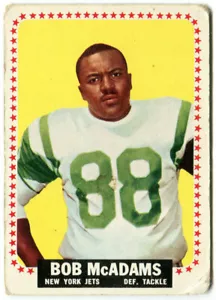 1964 Topps #118 Bob McAdams New York Jets - Foto 1 di 2