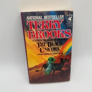 Das schwarze Einhorn von Terry Brooks 1988 Del Rey Buch 1. Taschenbuch Vintage Fantasie - Bild 1 von 5