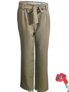 Melloday Pants Large Tan Brown Wide Leg Style #CEB228129-PV Office Wear - Picture 1 of 15