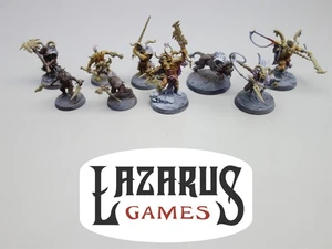 Warhammer FB Warriors Chaos AoS Slaves Darkness - Bestie indomite (dipinto) - Foto 1 di 9