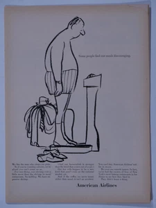 1965 American Airlines Some People Find Our Meals Discouraging Original Print Ad - Picture 1 of 3