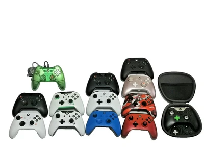 JOBLOT OF X13 PDP + POWERA + XBOX ONE + XBOX SERIES X|S CONTROLLERS - FAULTY - Image 1 of 4