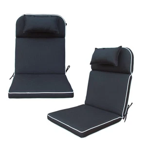 Outdoor Patio High Back Chair Cushions Replacement Adirondack Chair Cushions ... - Picture 1 of 6