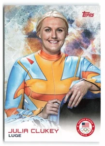 2014 Topps U.S. Olympic & Paralympic Team & Hopefuls #16 Julia Clukey USA - Picture 1 of 2