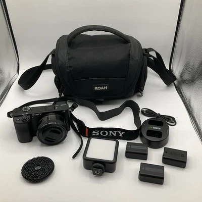Sony Alpha a6400 4K Digital Camera With 3.5-5.6/PZ 16-50 OSS Lens 3,720 Shutter - Image 1 of 4