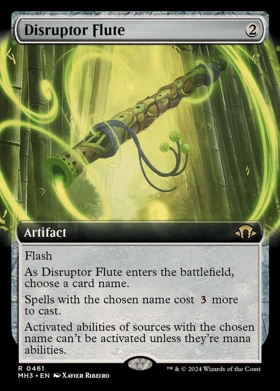 MTG Full Art Disruptor Flute English [MH3] - Image 1 of 1
