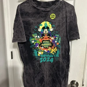 Offizielles Disney Mickey's Not So Scary Halloween Party T-Shirt Medium leuchtet dunkel - Bild 1 von 1