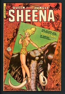 SHEENA, QUEEN OF THE JUNGLE #12  Fiction House 1951 - Bob Webb Art  - FN- - Picture 1 of 2