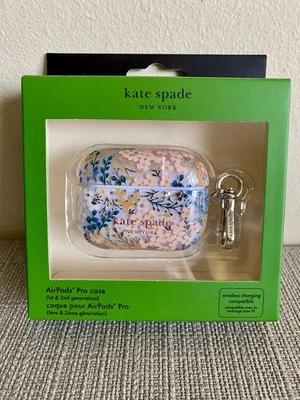 Kate Spade NY AIRPODS PRO CASE (1ST / 2ND GEN) in Multi-Floral Rose NEW SEALED - Image 1 of 4