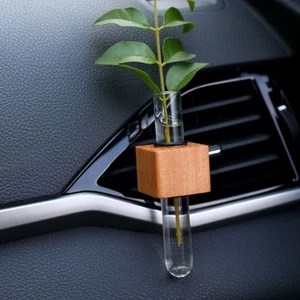 Stable Mini Car Vent Dashboard Flower Vase Clip DIY Elegant Interior Accessories - Bild 1 von 11