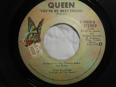 QUEEN~"YOU'RE MY BEST FRIEND"~Orig. 1976~ROCK~CLASSIC ROCK~7'' 45rpm~ELEKTRA~M- - Image 1 of 2