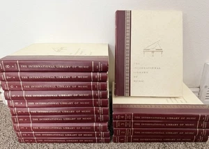 The International Library of Music HC Books Complete 15 Volúmenes 1964 Piano - Imagen 1 de 8