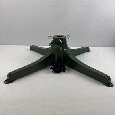 Musical Rotating 25” Christmas Tree Stand 7.5 Feet Artificial Tree Display NEW  - Image 1 of 4