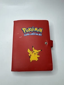 Pokemon Rojo Pikachu Gotta Catch 'em All Binder Colección de Cartas Pokemon *VER FOTOS - Imagen 1 de 14