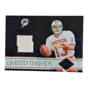 2004 Leaf Limited Threads Dan Marino #LT23 GU JSY Game Worn Jersey SP #'d /100 - Picture 1 of 2