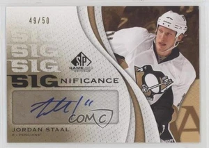 2010-11 SP Game Used Edition SIGnificance /50 Jordan Staal #SIG-JS Auto - Picture 1 of 4