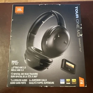 New JBL Tour One M3  Smart Tx Over-Ear Noise Cancelling Headphones Black SEALED - Picture 1 of 3