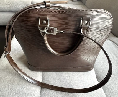 Bolso Louis Vuitton Alma PM Moka Marrón Epi BUENO #FL 1002 AUTÉNTICO MUY BUEN ESTADO Foto 1 de 4