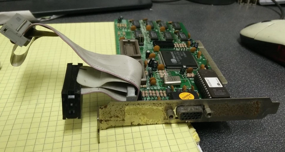 Cirrus Logic CL-GD54M30-I-QC-A PCI Graphics Card with Cable - Image 1 of 1