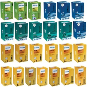 Philips Xenon LongLife White X-treme Vision D1 D2 D3 D4 D5 D8 All Types Free... - Picture 1 of 26