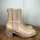 Free People Boots Womens 39 US 8 Essential Chelsea Campus Shoes Zip Classic Pink