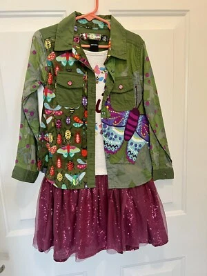 Desigual kids Shirt dress with Tulle Sparkle tutu skirt set Outfit - Image 1 of 4