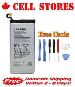 Batterie de remplacement Samsung Galaxy S6 EB-BG920ABE EB-BG920ABA 2550mAh + outils - Photo 1 sur 5