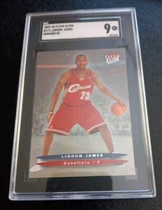 LEBRON JAMES 2003 Fleer Ultra Hummer H2 ROOKIE CARD #171 SGC 9 Mint - Picture 1 of 2