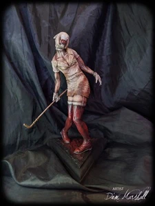 Silent Hill Figure, Escultura Estatua Handmade Kit Resin. nurse - Picture 1 of 10