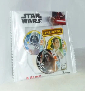 Star Wars - Flipz - Topps - Pack with 5 Flipz - Disney - Sealed Pack - Picture 1 of 3