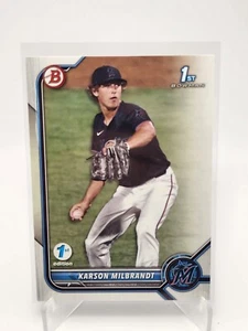 2022 Bowman Draft 1st Edition #BD-87 Karson Milbrandt - Picture 1 of 2