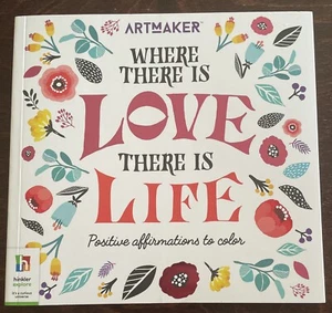 Adult Positive Coloring Book, ArtMaker By Hinkler Explore, 31 Pictures - Picture 1 of 13