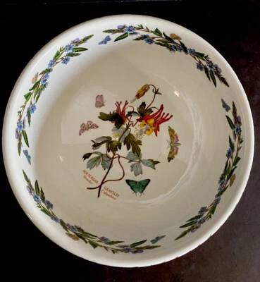 Portmeirion Botanic Garden ~ Salad/Mixing Bowl ~ 9-Inch ~ Slender Columbine - Image 1 of 4