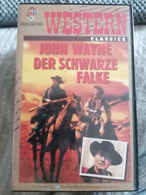 VHS Rarität: JOHN WAYNE in DER SCHWARZE FALKE (1956)  WESTERNKLASSIKER - Bild 1 von 4