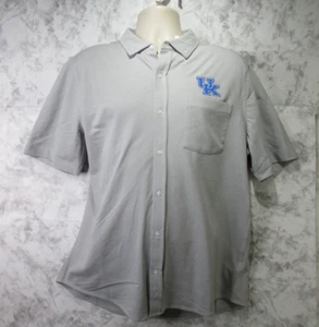 Cutter and Buck Kentucky Wildcats Men's Button Up Polo Golf Shirt Large - Picture 1 of 7