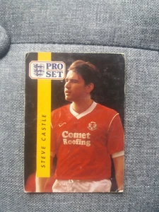 Pro Set English Football Error Card 1990/91 - 310 - Steve Castle - Picture 1 of 1