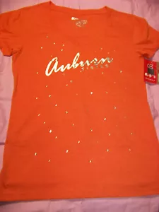 Colosseum Athletics Women's Auburn Tigers Shirt NWT Large Bling - Picture 1 of 2