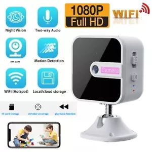 1080P Wireless WiFi Security Camera Baby Monitor Night Vision Battery AP Hotspot - Picture 1 of 12