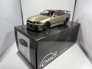 1/18 Otto Nissan Skyline R34 GT-R NISMO Z-Tune Millennium Jade Raro! Otm834 nuovo con scatola - Foto 1 di 12