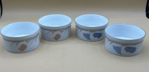 Dansk Tivoli Belles Fleurs Taupe Ramekins Bowls Set of (4) Four - Picture 1 of 4