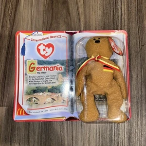 Ty Teenie Beanie Baby GERMANIA the Bear McDonalds International Bears ll - Picture 1 of 2