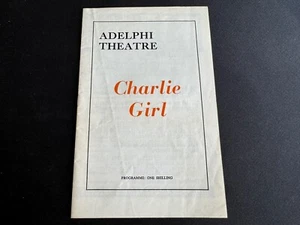 Adelphi Theatre Programme - c.1965 "Charlie Girl" with Joan Mann & Peter Regan - Picture 1 of 5